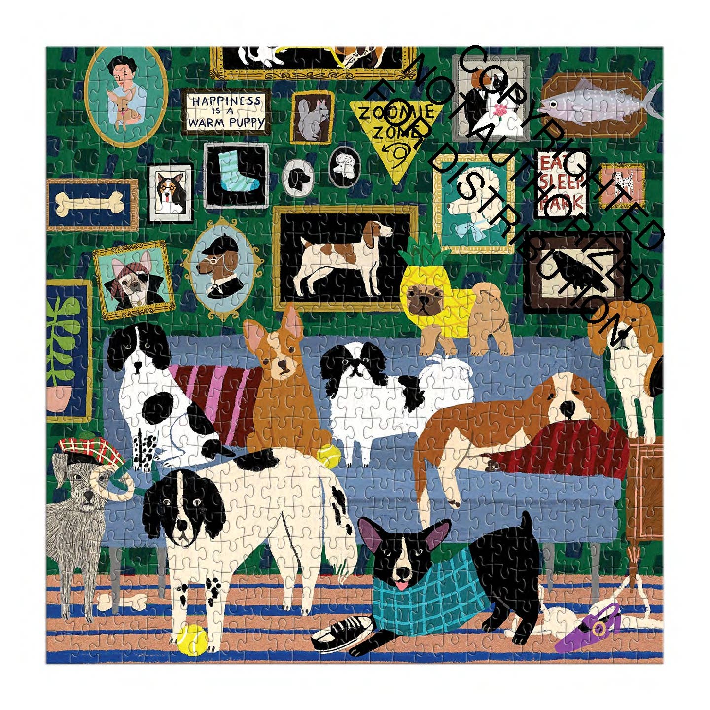 Lounge Dogs 500 Piece Puzzle
