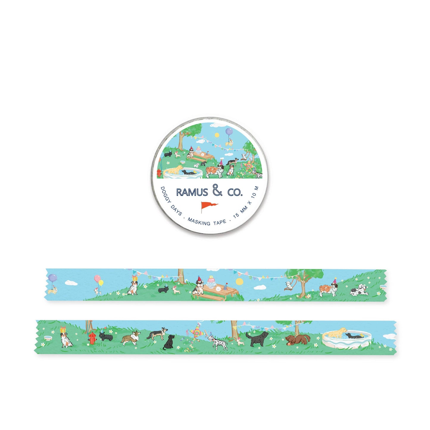 Doggy Days Masking Tape
