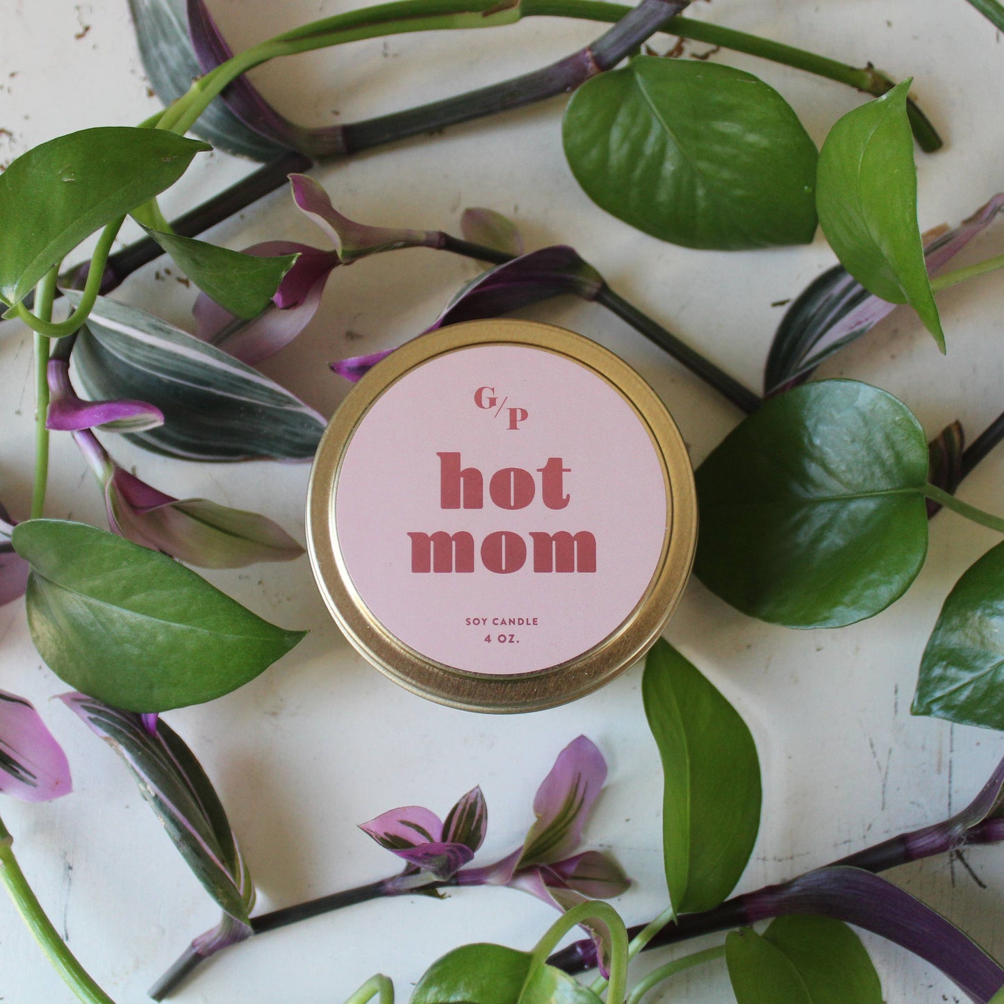 Hot Mom Just Because 4 oz. Candle Tin
