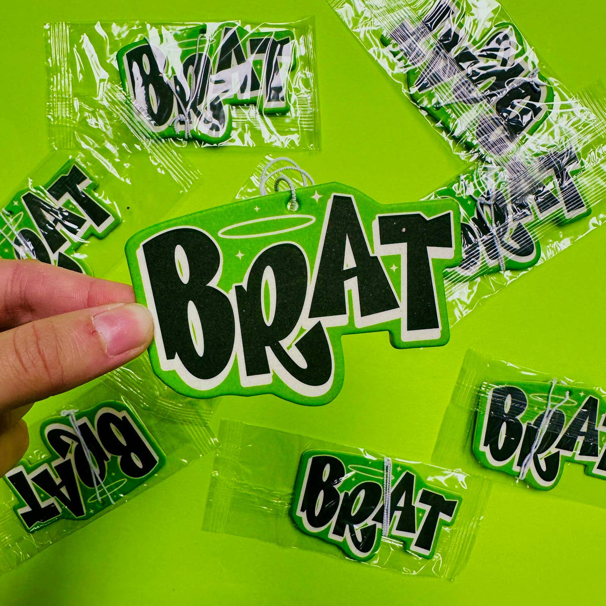 Green Pop Girl Air Freshener