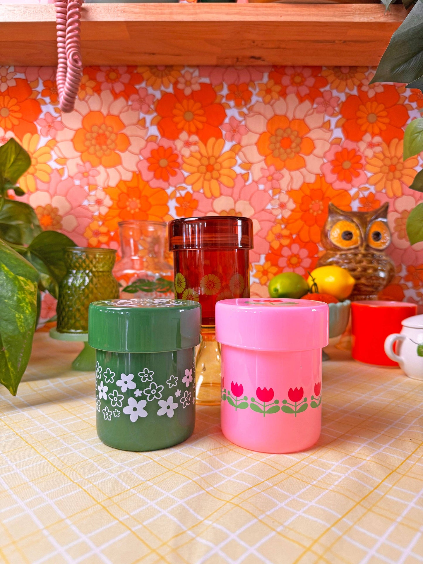 Vintage Blossom Jar