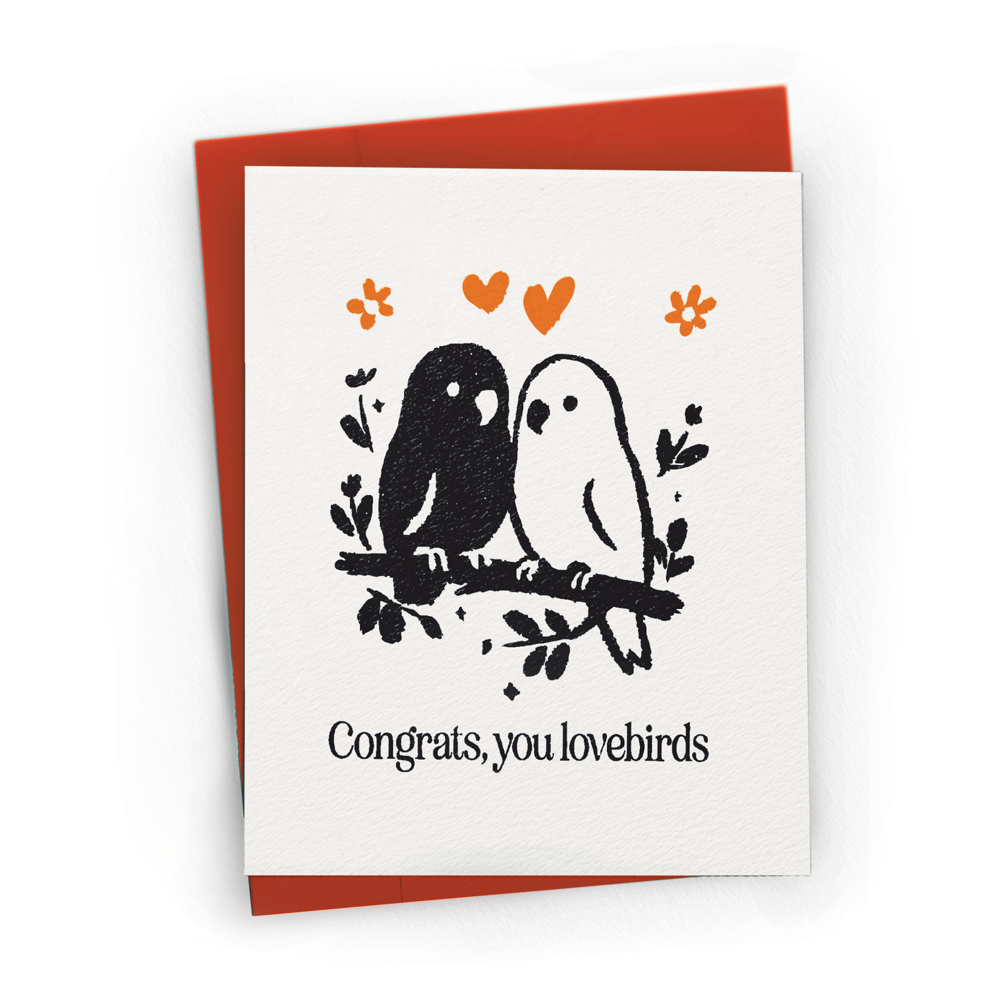 Lovebirds - A2 Cute Engagement/Wedding Greeting Card