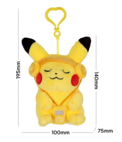 Limited! Pokémon Headset Plush Bag Charm – 12 cm