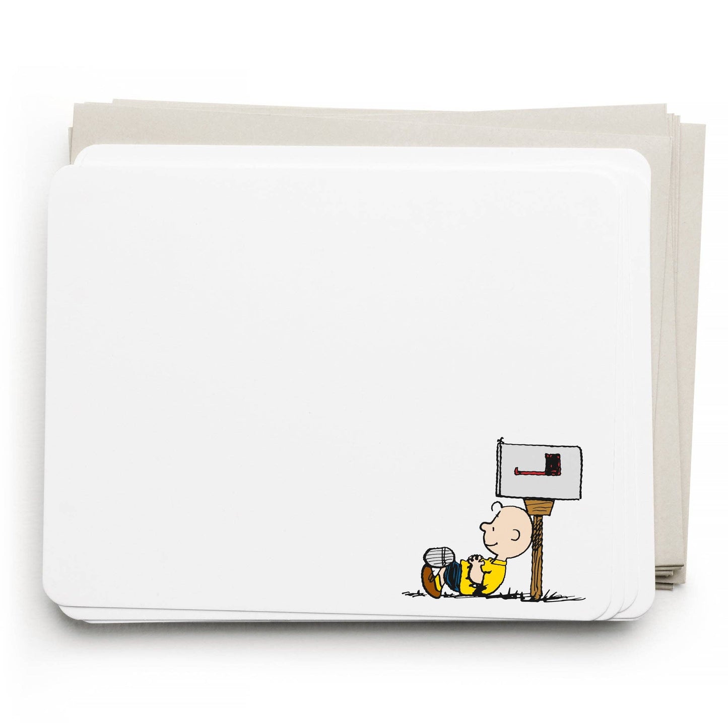 E. Frances x Peanuts™ Charlie Brown Mailbox Flat Notecards