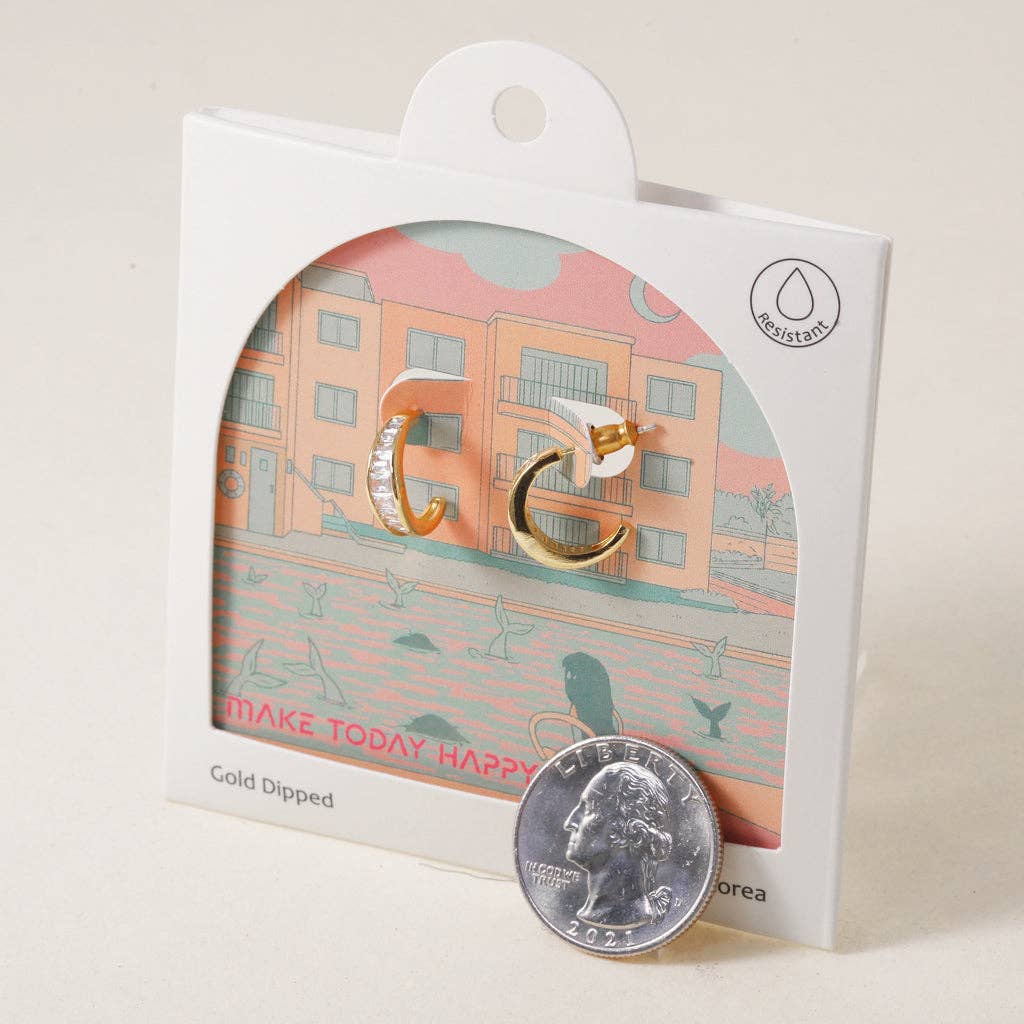Sparkle Circle, earrings