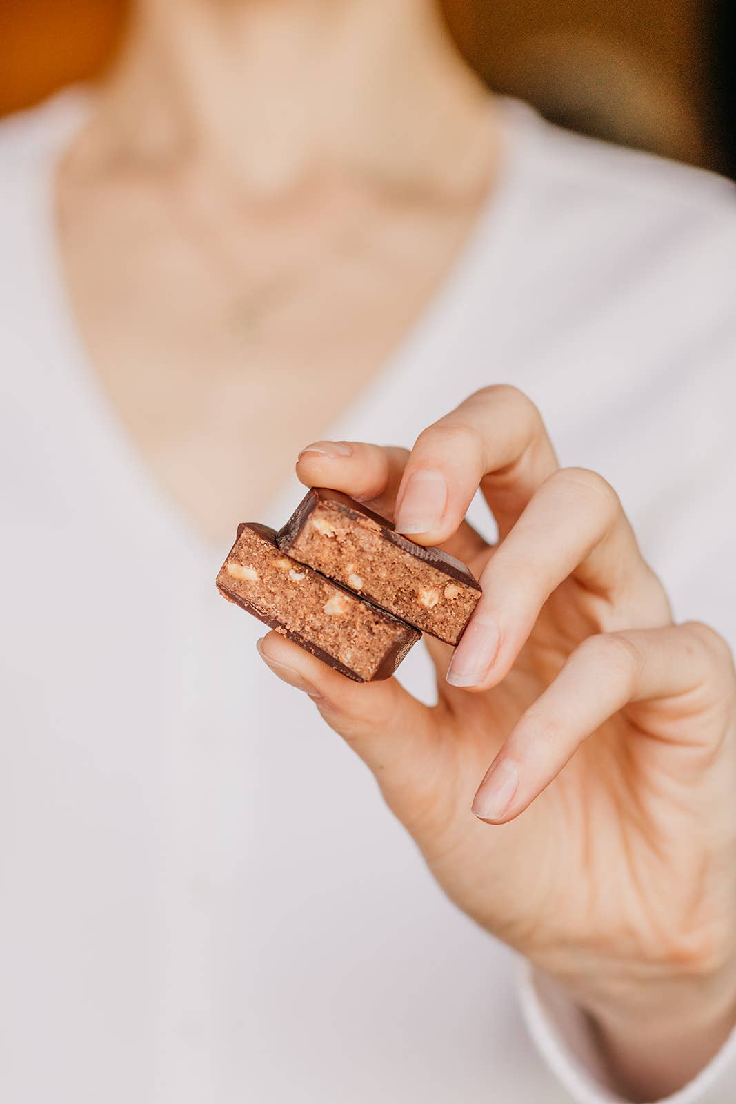 Dark Chocolate Almond Squares