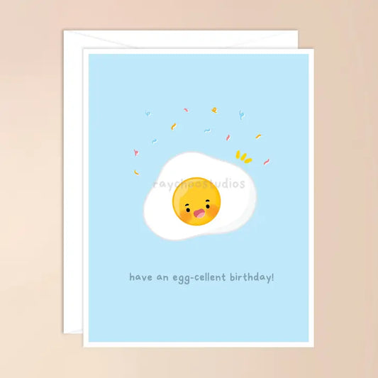 Have An Egg-Cellent Birthday! Birthday Card