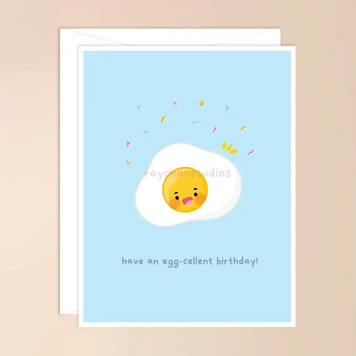 Have An Egg-Cellent Birthday! Birthday Card