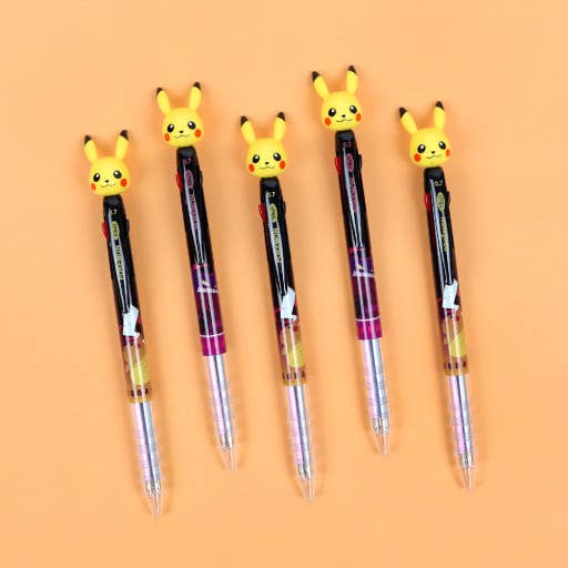 Pokemon Mascot 3-Color Ballpoint Pen Pikachu