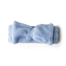 Load image into Gallery viewer, Lemon Lavender Take a Bow Ultra Plush Spa Headband
