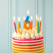 Load image into Gallery viewer, Twisted Rainbow Birthday Candles - 8 Pack
