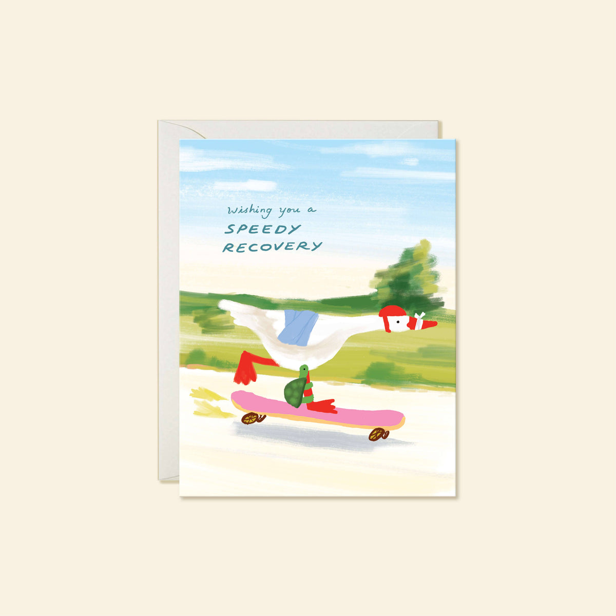 Speedy Recovery – Get Well Encouragement Greeting Card