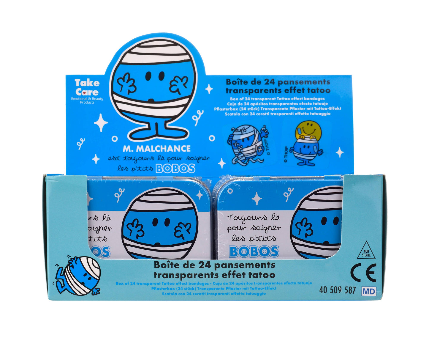 Monsieur Madame - Metal box of 24 bandages