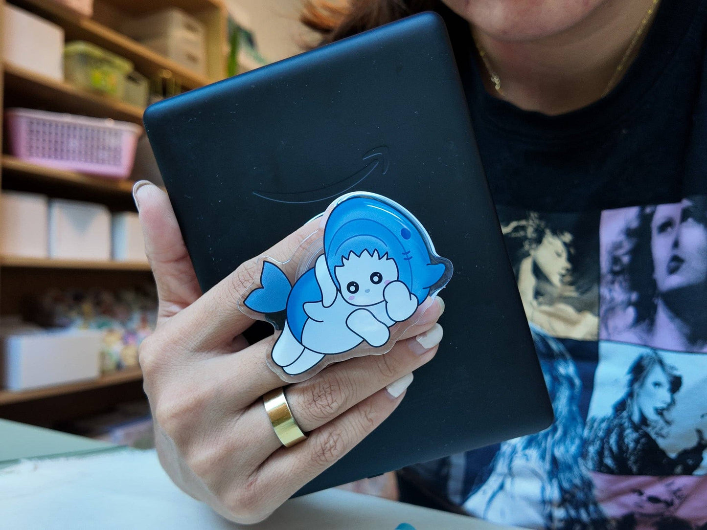 Bunny Shark Magnetic Phone Grip