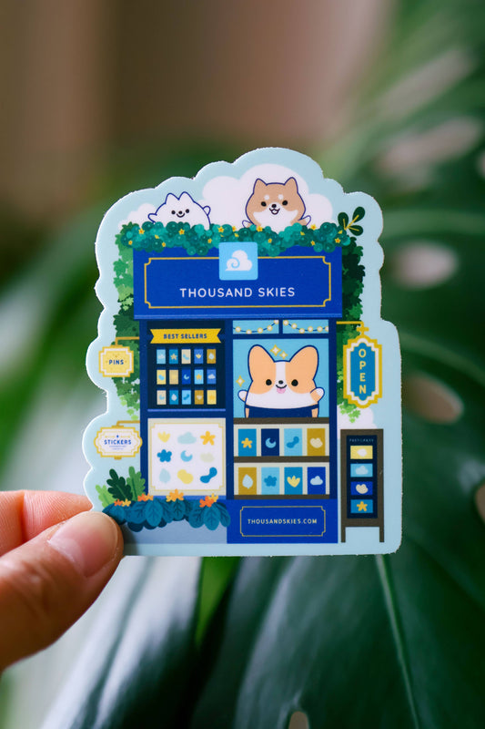 Vinyl Sticker Little Kiosk