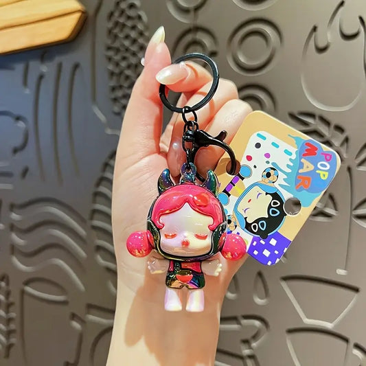 Cry Baby sleeping girl keychain
