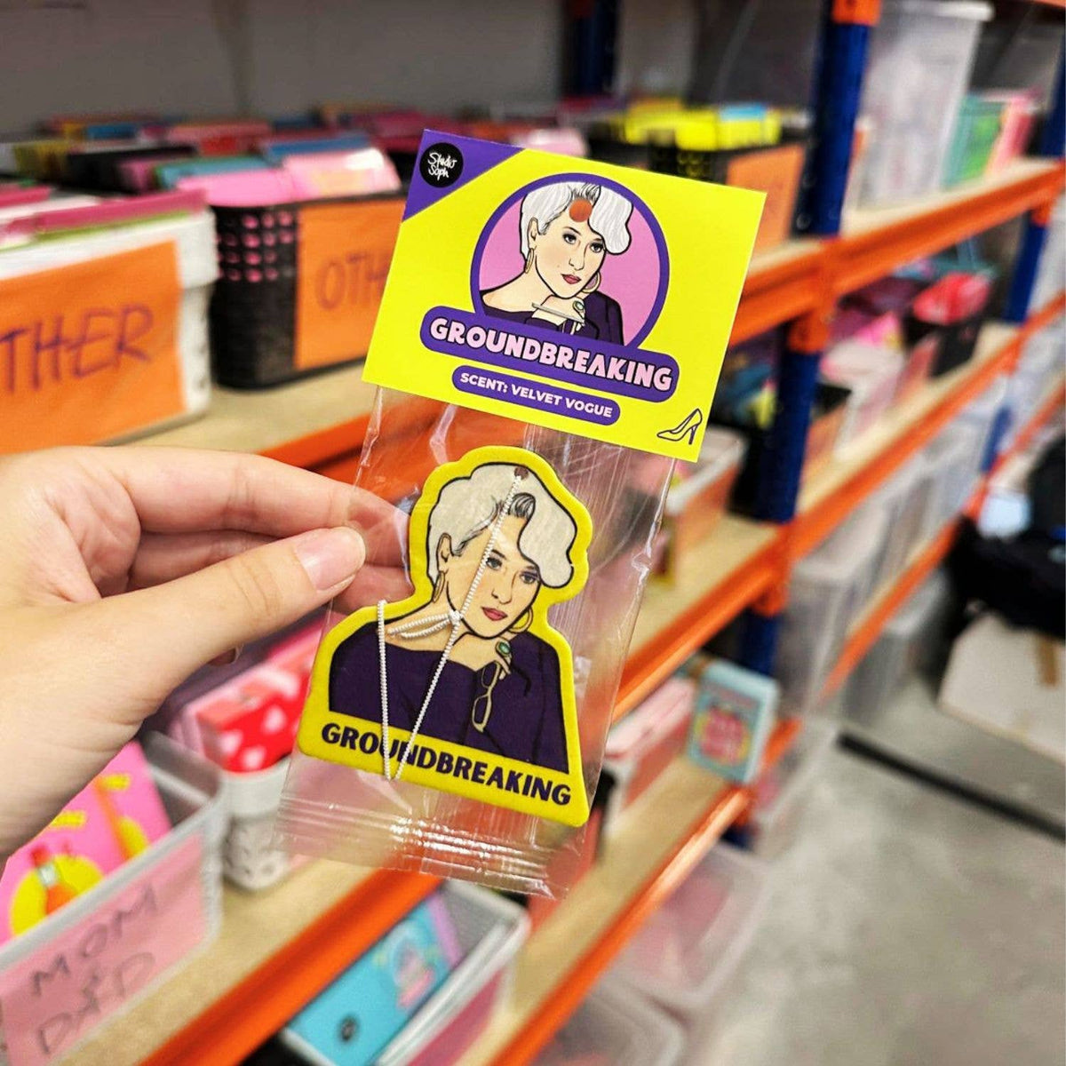 Groundbreaking Funny 2000s Movie Car Air Freshener