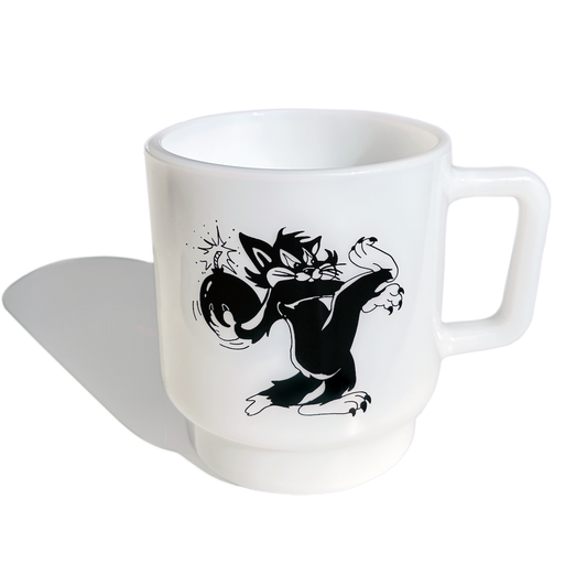 Japanese Milk Glass Mug