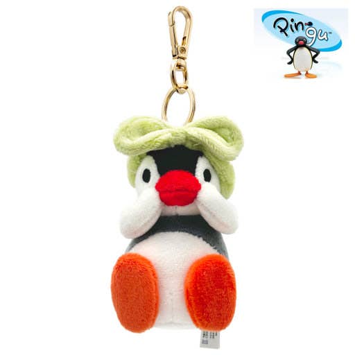 Limited Theme Pingu Headband Plush Keychain Bag Charm