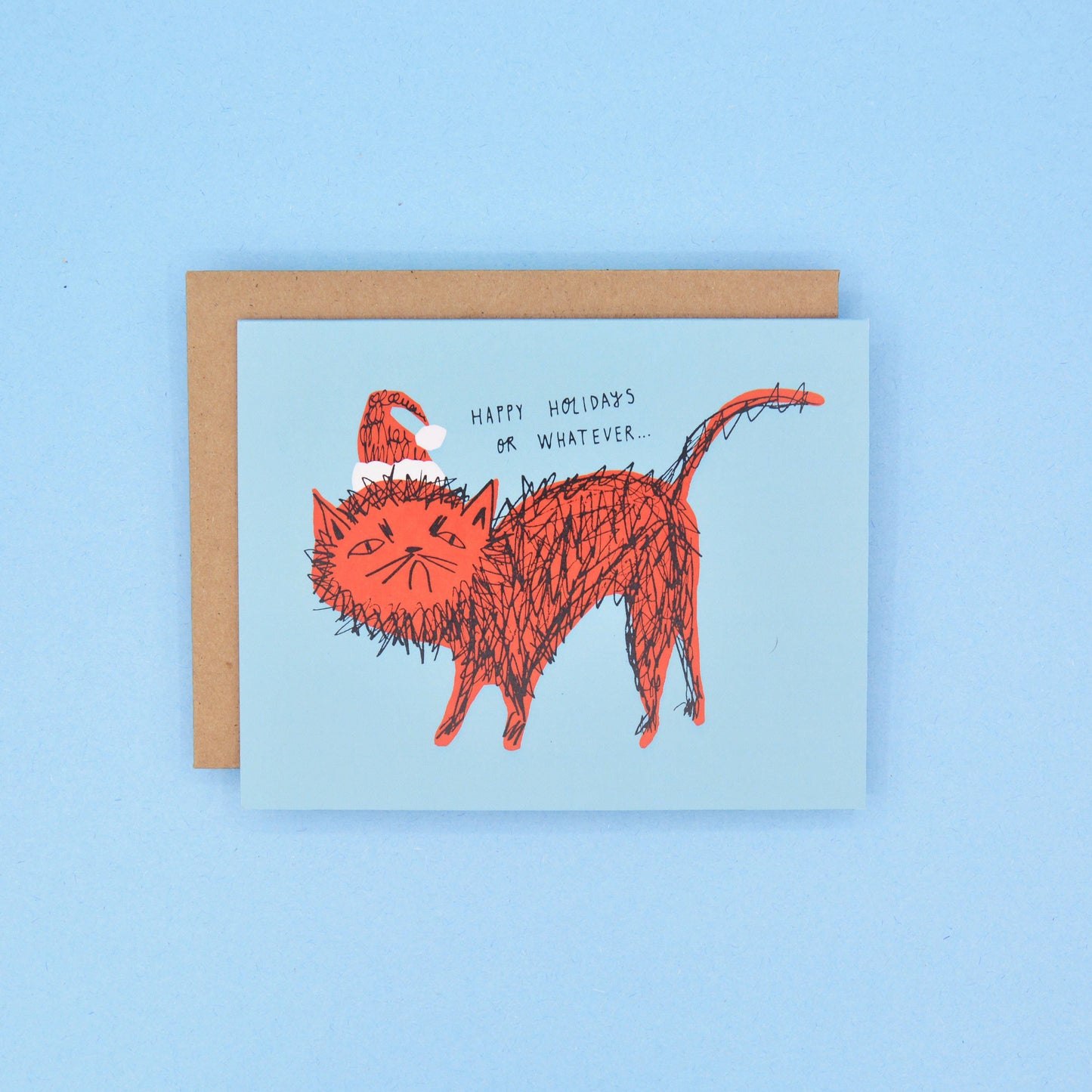 Snitty Kitty Christmas Card
