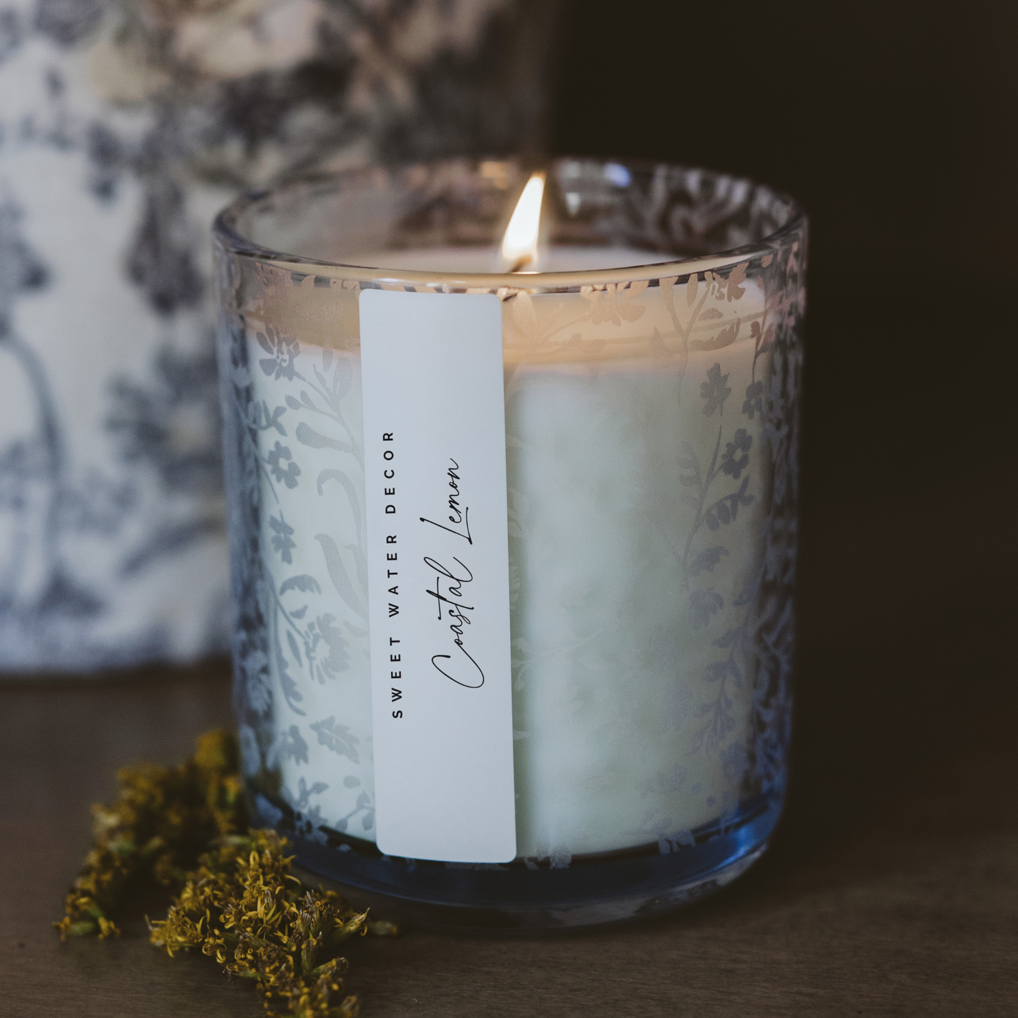*NEW* Coastal Lemon 12 oz Soy Candle - Home Decor and Gifts