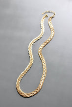 Load image into Gallery viewer, ISL129 Braided herringbone chain necklace
