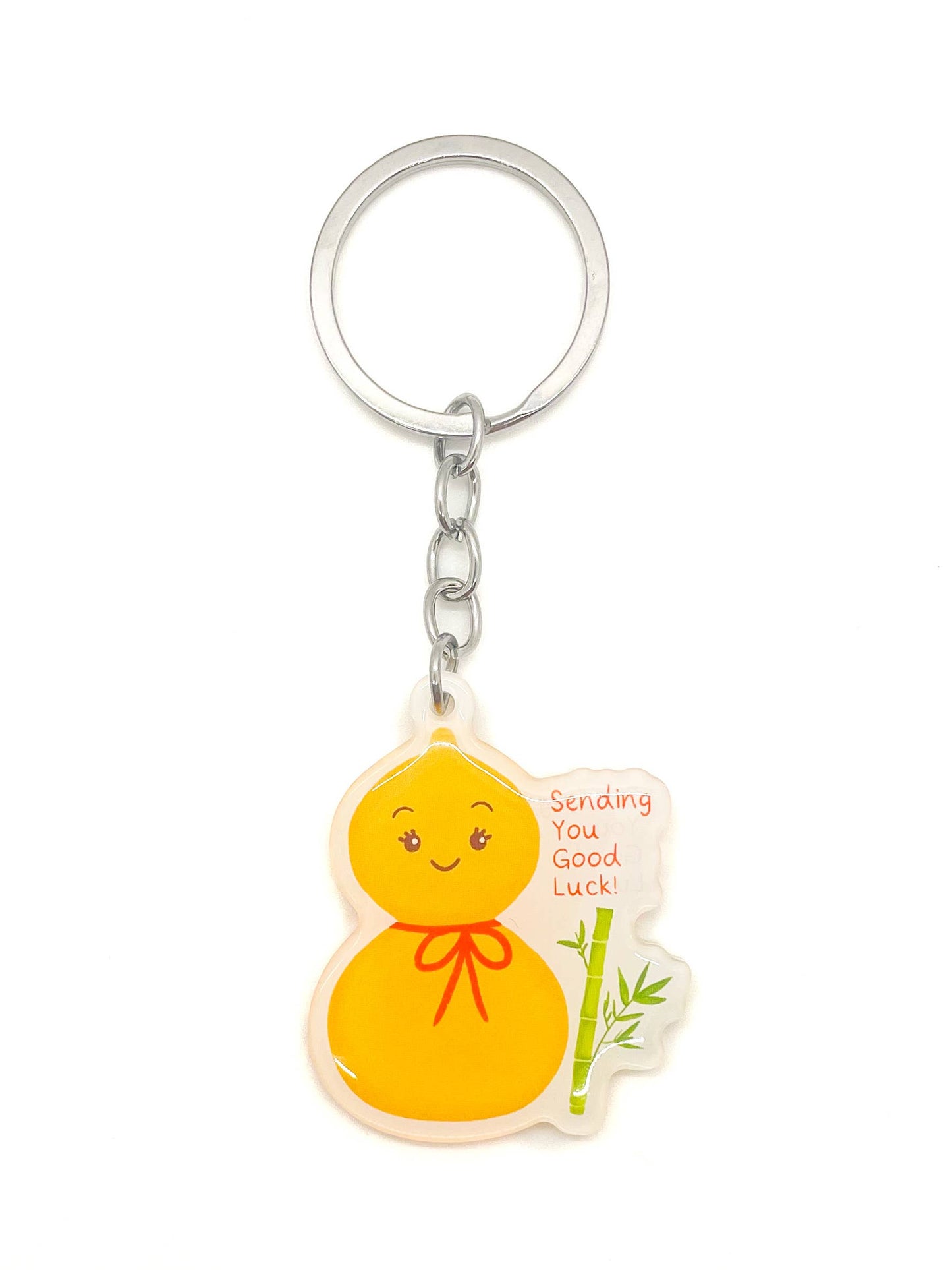Lucky Gourd Keychain, Cute Good Luck Charm