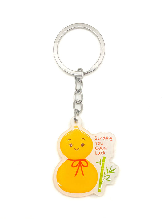 Lucky Gourd Keychain, Cute Good Luck Charm