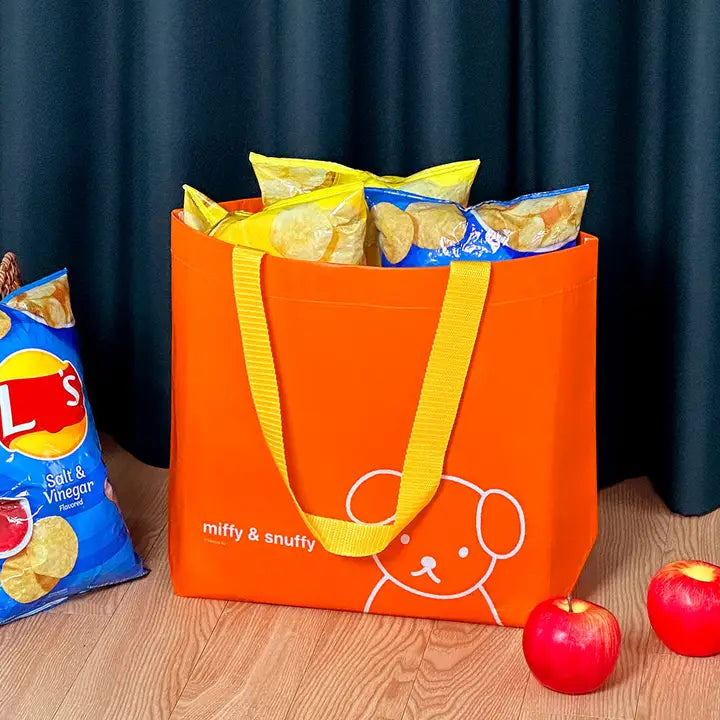 Miffy and Snuffy Large Eco Tote Bag Reusable Shopper Bag