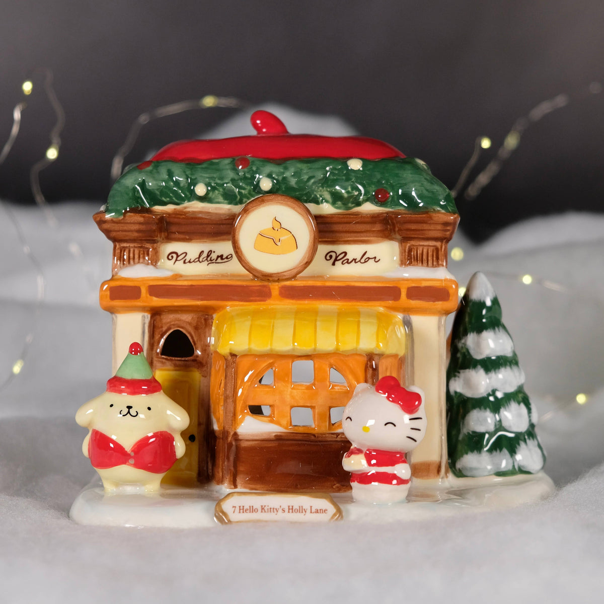 Pompompurin Pudding Parlor Christmas Candle House