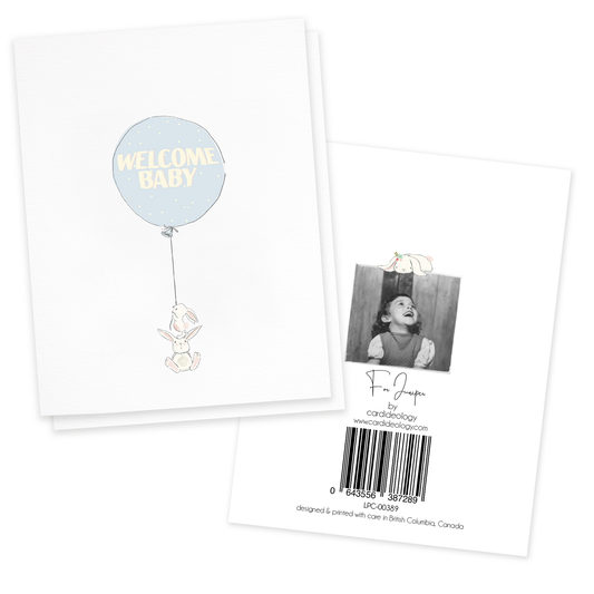 Welcome Baby, New Baby Greeting Card