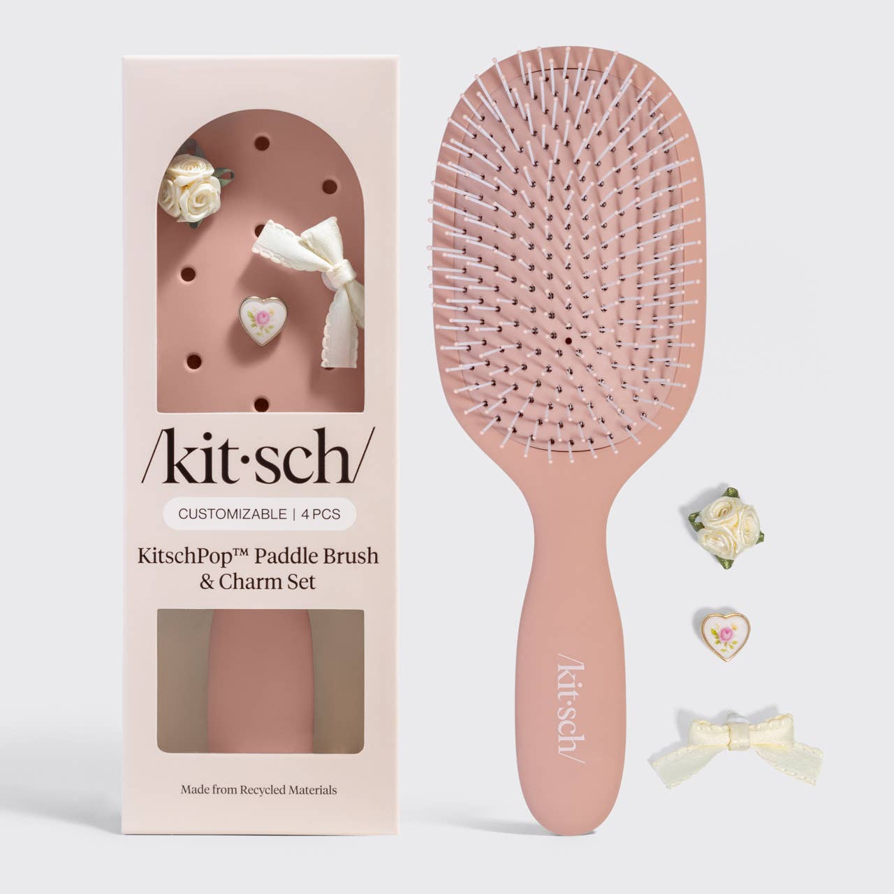 KitschPop Paddle Brush - Terracotta