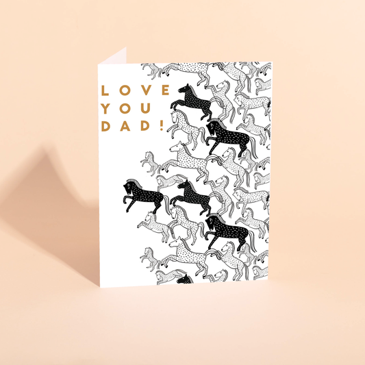 STALLIONS - Fathers Day Card