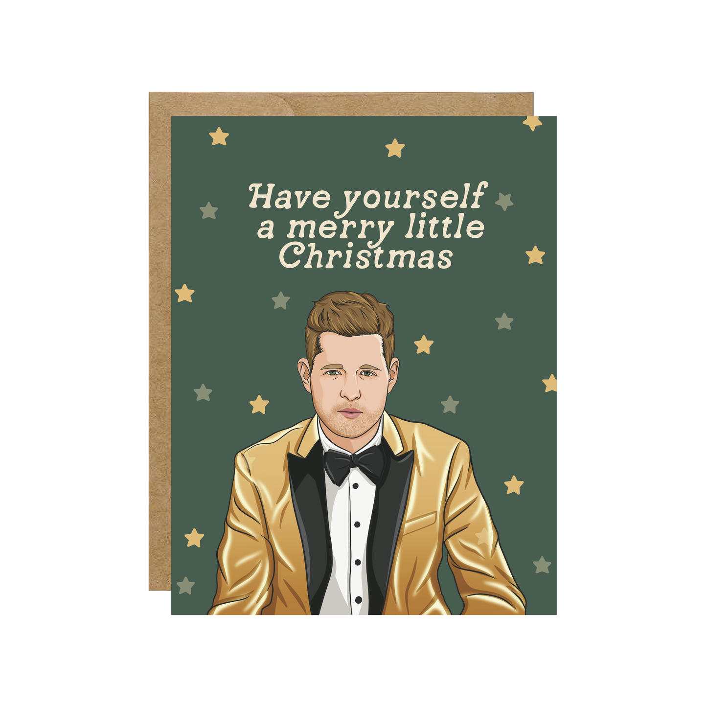 Buble Pop Culture Christmas Holiday Card