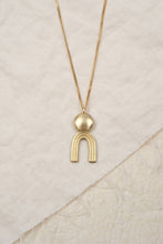 Load image into Gallery viewer, SOMA NECKLACE//Jewelry, Sustainable, Gold, Brass
