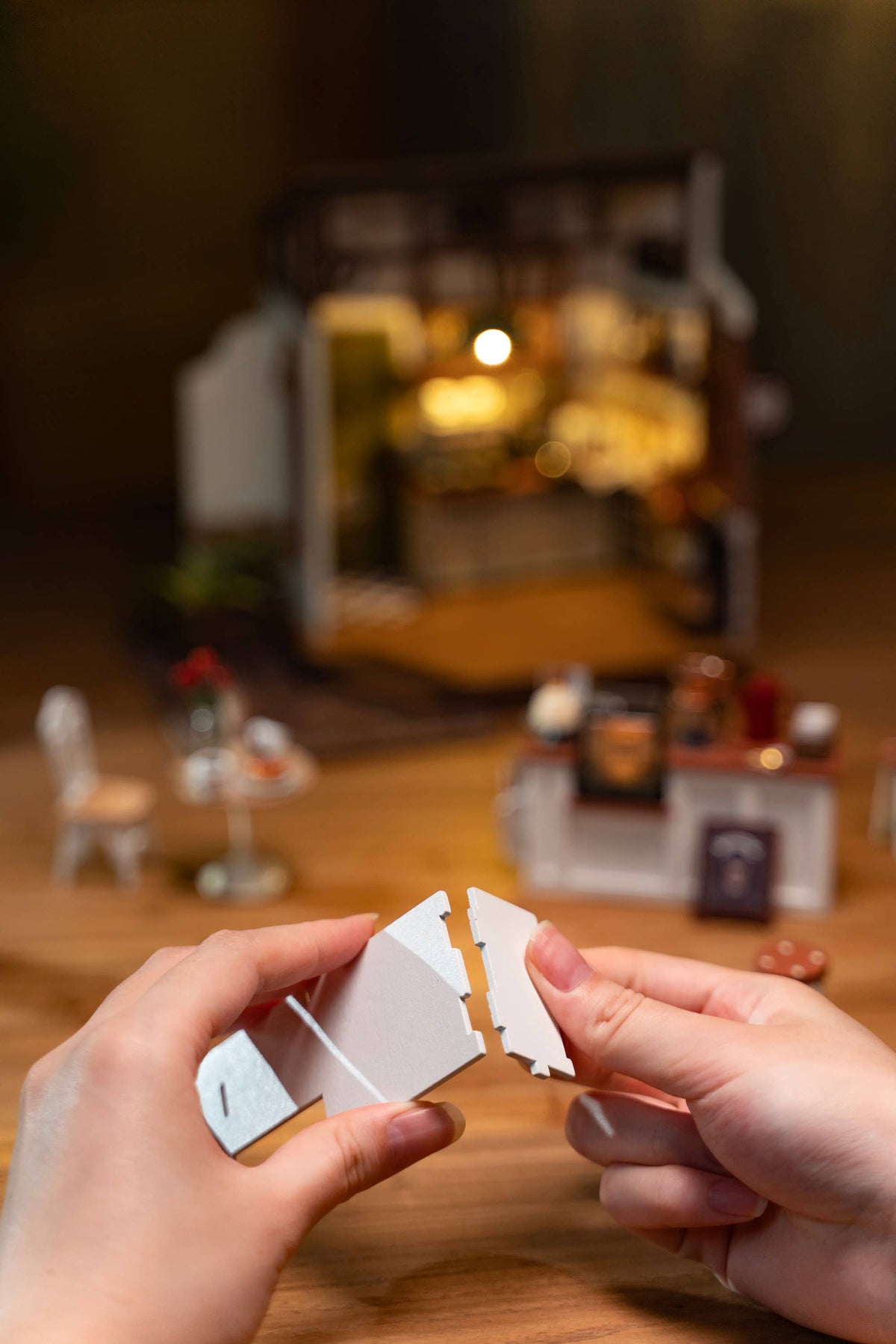 DIY Miniature House Kit: Slow Life Café