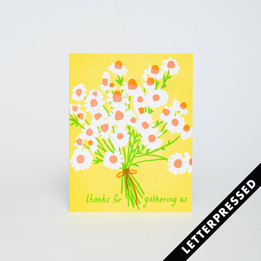 Thanks for Gathering Us Greeting Card by Hello!Lucky