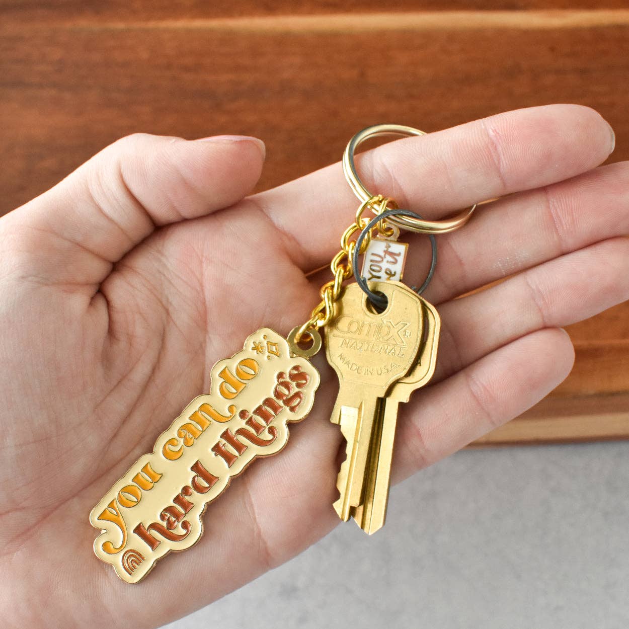 Do Hard Things Keychain