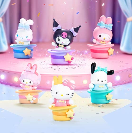 Sanrio Springy Magic Hat Series Blind Box Figure