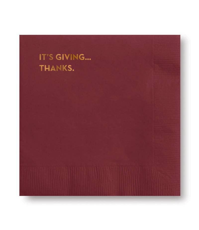 #665: Giving Thanks Thanksgiving Napkins