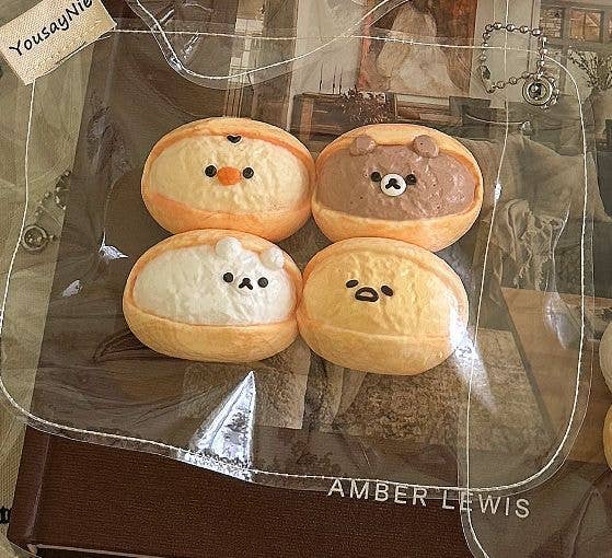 Omurice Set Taba Squishy Toy cute food set squishy soft collectible stress toy YouSay Thick Cream Texture