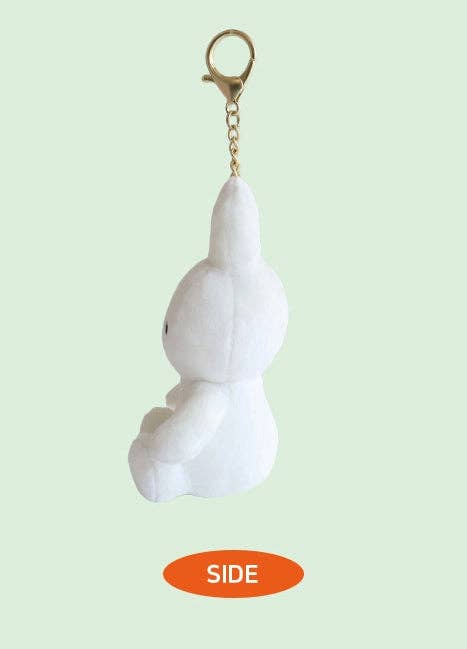 Miffy Keyring Plush Dolls Glow-in-the-Dark, Silver, Gold
