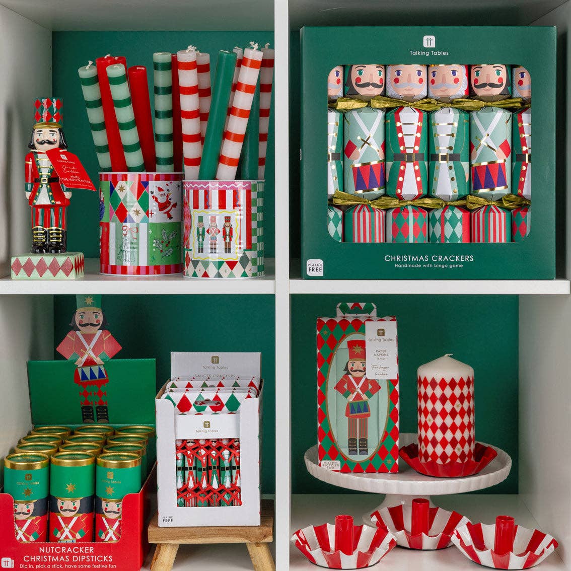Nutcracker Christmas Saucer Crackers