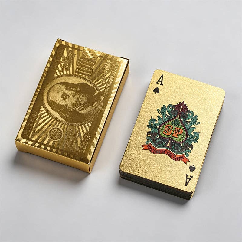 Dollar Pattern Waterproof Playing Cards