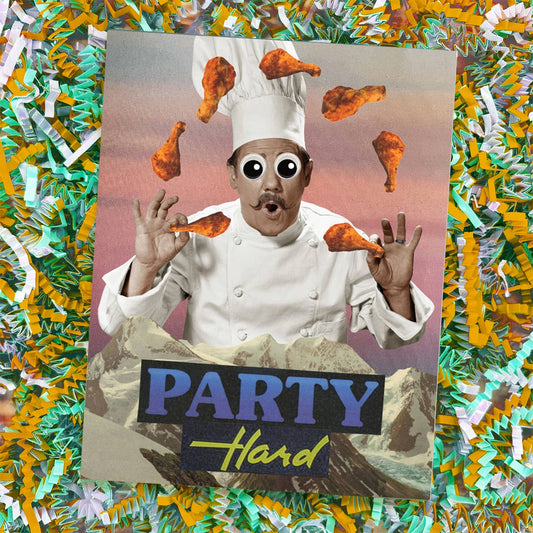 Chicken Wing Collage - Party Hard� Chef