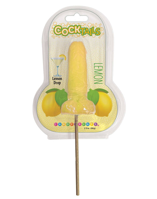 COCKtails- Cocktail Inspired Penis Lollipops- Lemon Drop