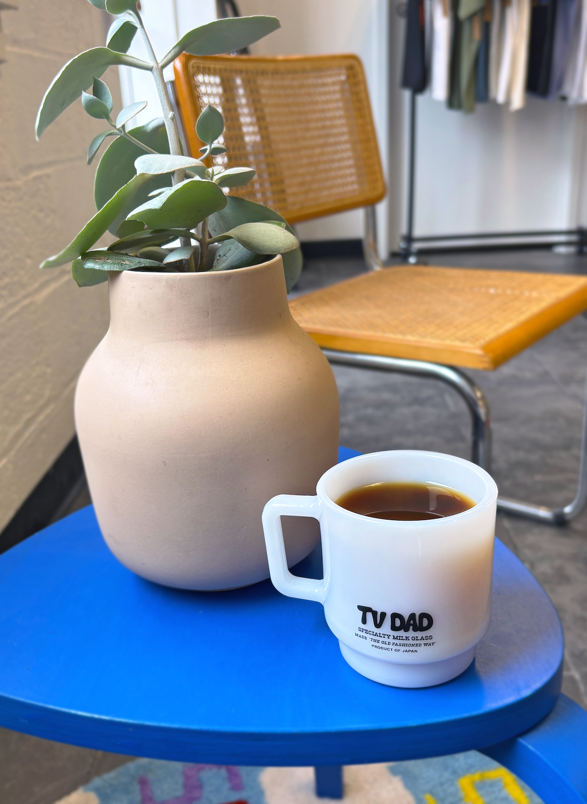 Japanese Milk Glass Mug