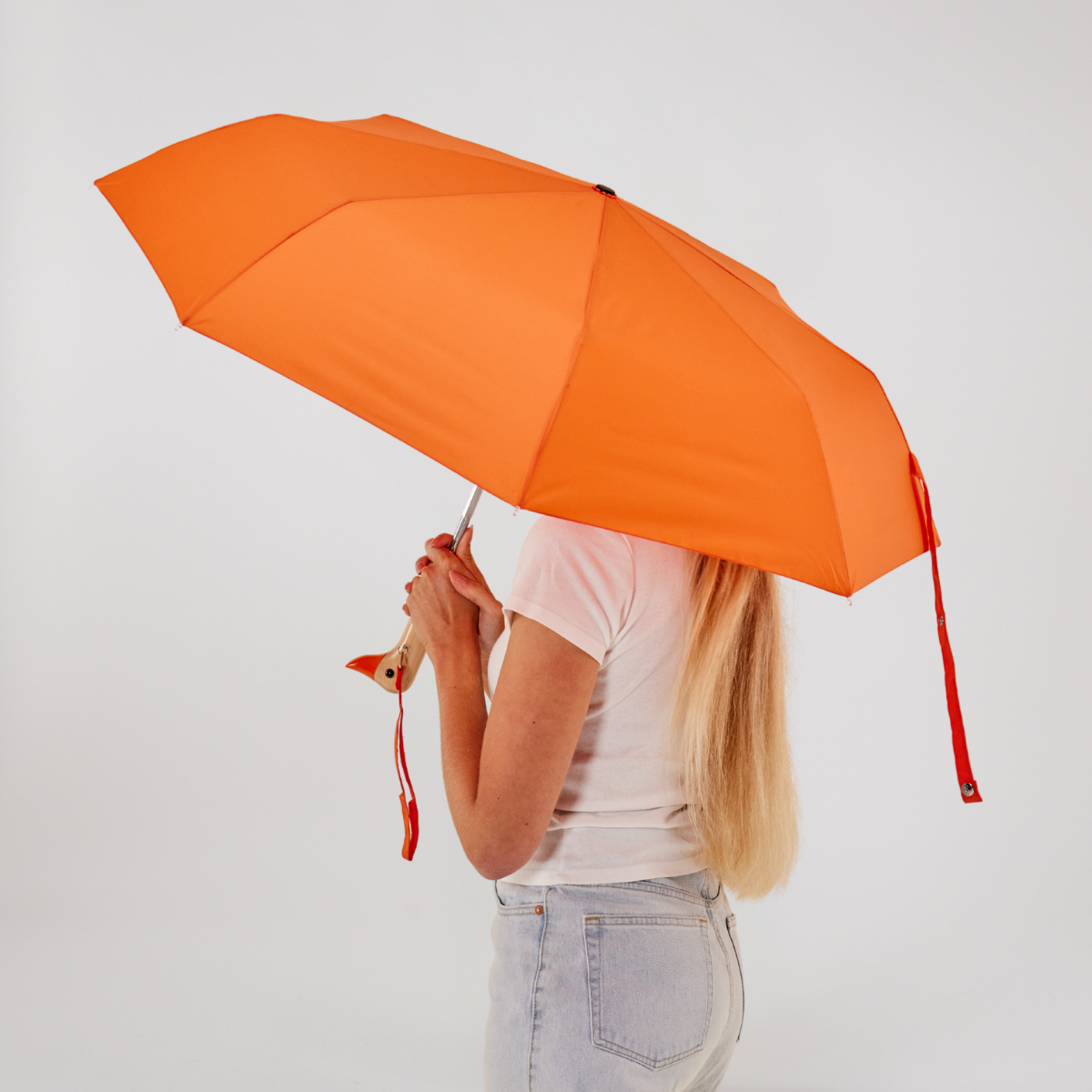 Papaya Eco-friendly Original Duckhead Compact Umbrella