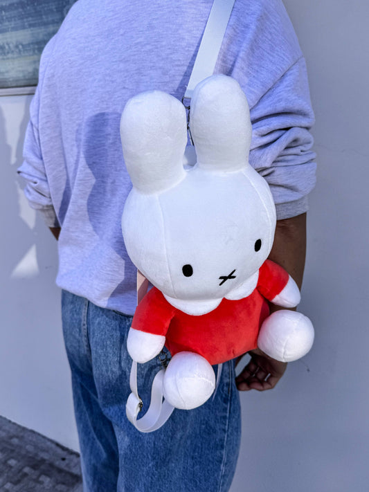 Miffy Backpack is Back! Plush Point Backpack Deco Bag Pouch