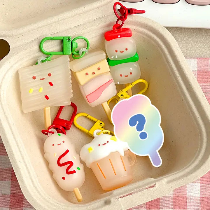 Grilled Under the Sun – Random Skewer Keyring